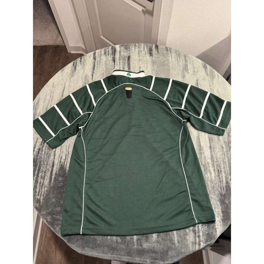 MENS LFR IRELAND Rugby SHIRT Live For Rugby Irish Heavy Duty JERSEY Size L